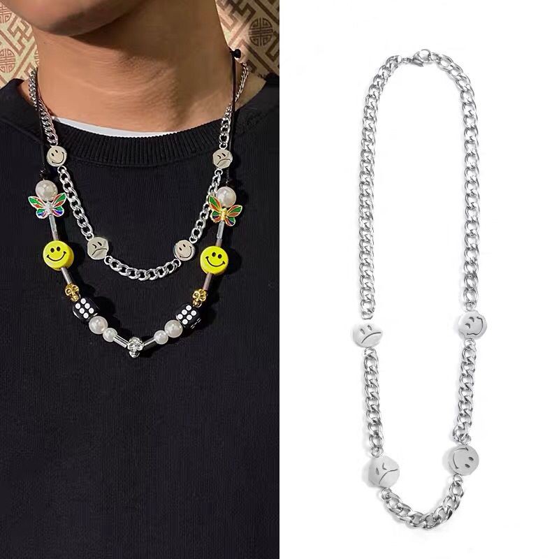 Asap rocky store smiley chain