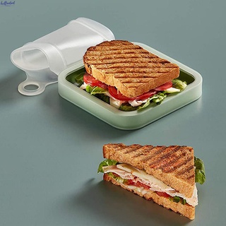 1pc Sandwich Storage Box, Silicone Lunch Box, Food Storage Case