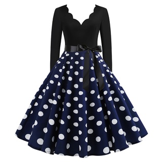 2022 Elegant Retro Vintage Women Club Party Dress Square Collar