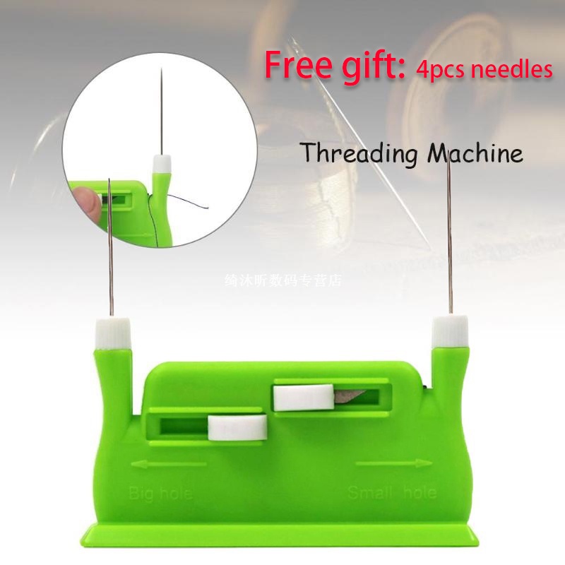 Automatic needle threader needle inserting machine hand stitch ...