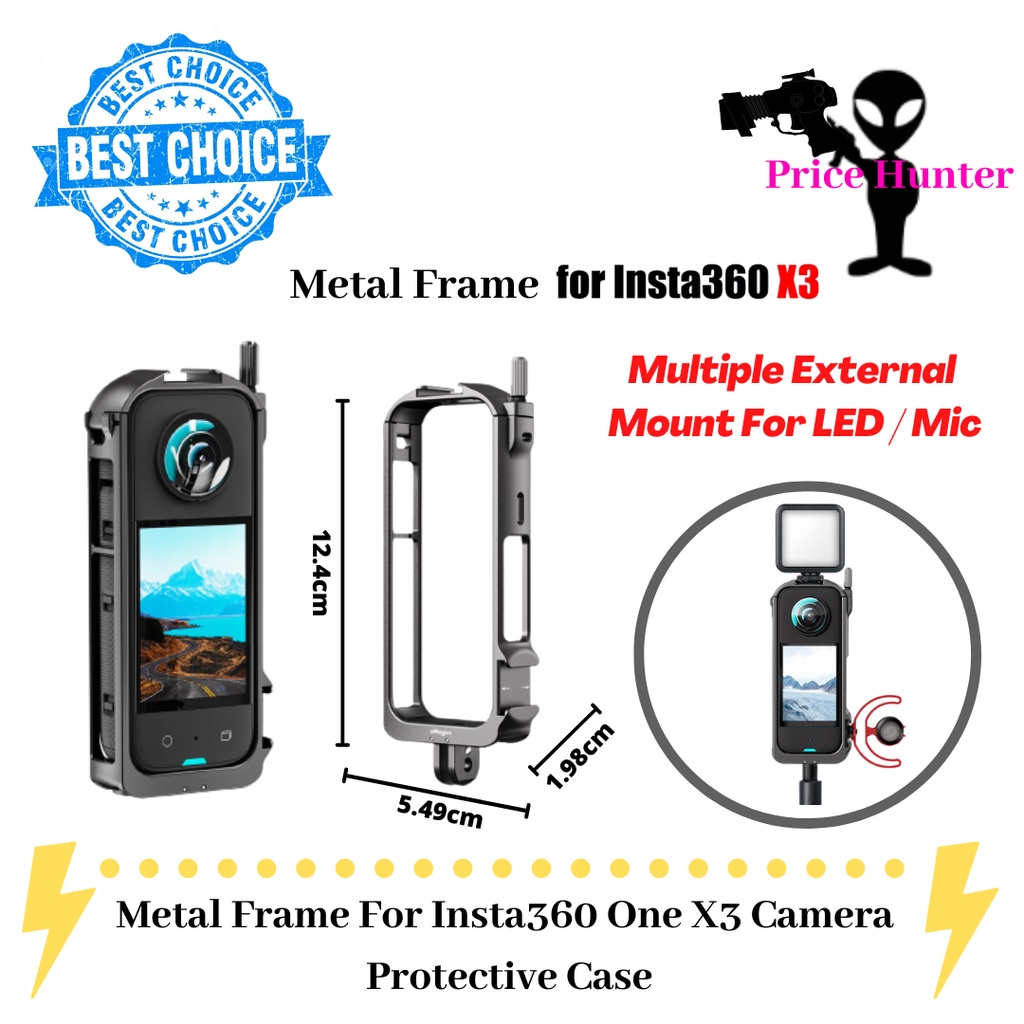 Expand your Insta360 X4 Action Camera with Rabbit Cage Bracket main image 0