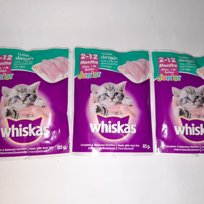 Whiskas 2024 kitten sachets