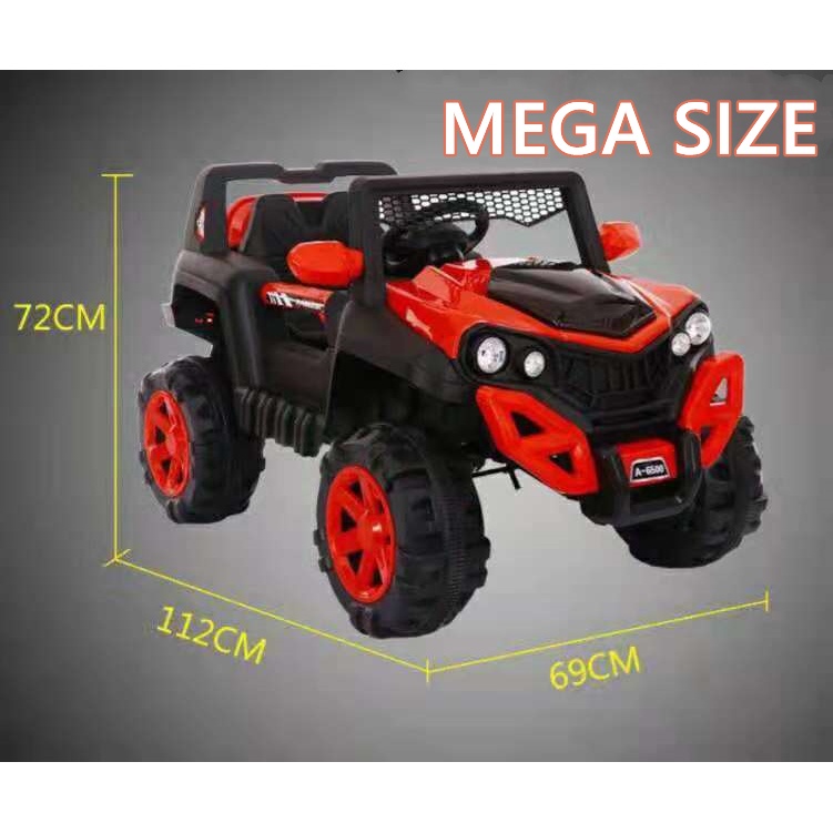 Mega Size Children Electric Jeep Off-road 4wheel Vehicle Super Jeep Kid ...