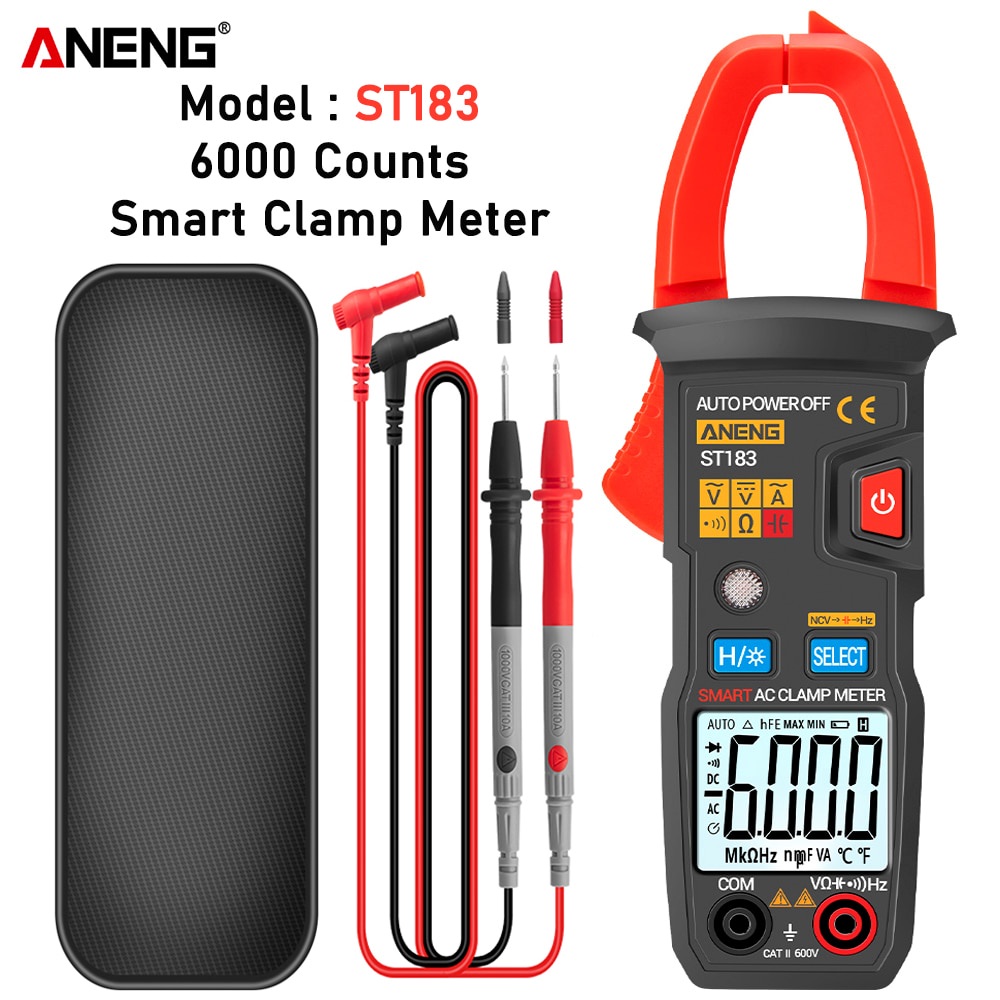 ANENG ST183 ST182 ST181 Digital Clamp Meter Multi Tester DC/AC Voltage