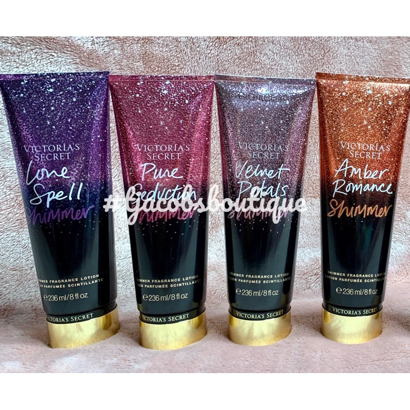 Victoria secret discount lotion with glitters