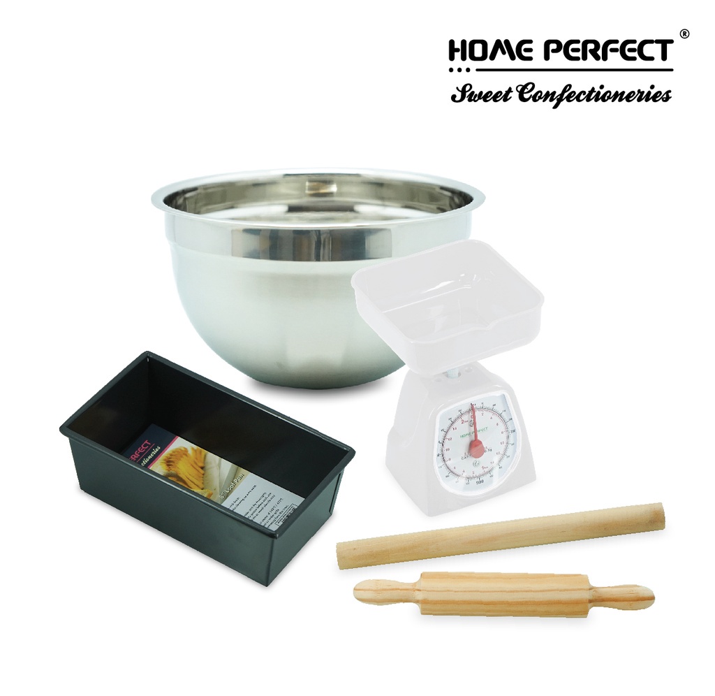 HOME PERFECT 8 Inch Non-Stick Rect./Long Loaf Pan,Handmake Toaster Pan ...