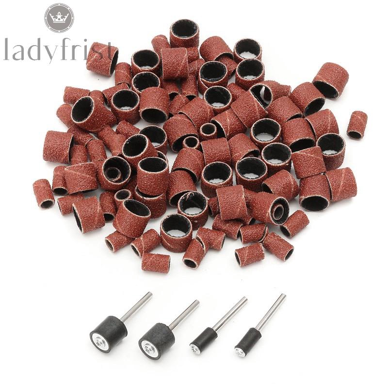 100p Drum Sanding Bands Mandrels Kit for Polishing Fit Tool Shopee