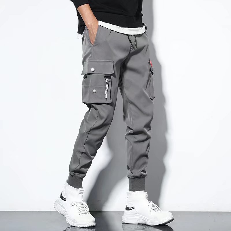 Cargo pants Korean Style Harem Pants Men Summer Sports Pants Oversize ...