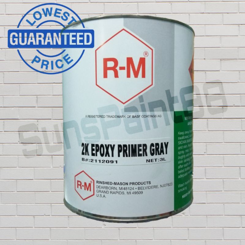 RM 2K Epoxy Primer Gray with Catalyst (4L) Shopee Philippines
