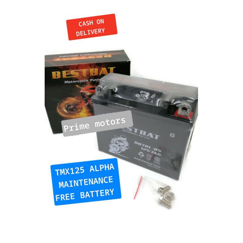 TMX125 ALPHA MAINTENANCE FREE BATTERY Shopee Philippines