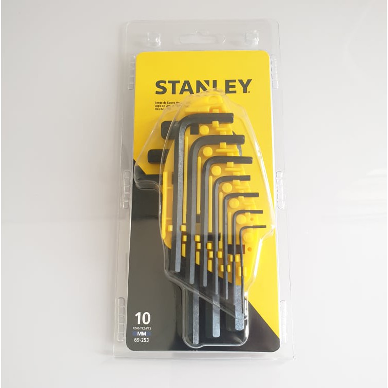 Stanley Allen Wrench Hex Key 10pcs/set Metric Millimetre Type | Shopee ...