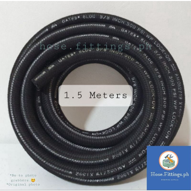 LPG Hose (Heavy Duty) ⅜" 300PSI GATES Shopee Philippines