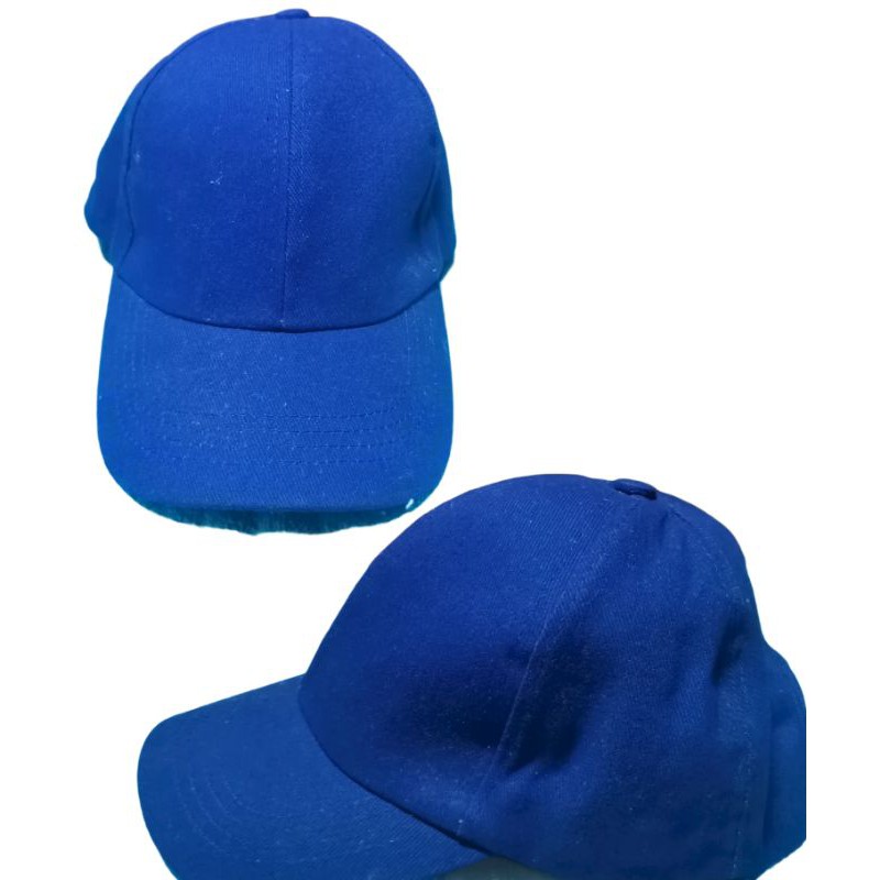 Plain royal best sale blue baseball cap