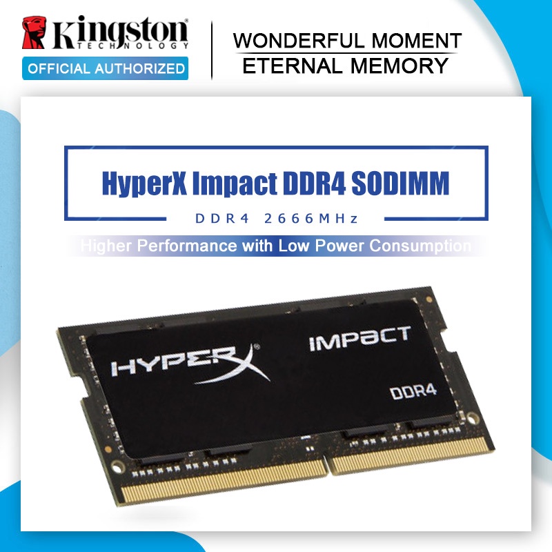 Original Kingston HyperX Impact 8GB 16GB 32gb DDR4 2666MHz