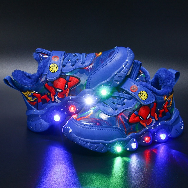 LED shoes for kids Boy spike men light up shoes for kids soft sole