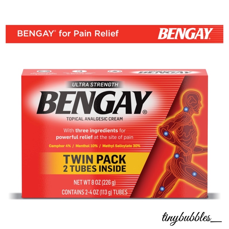 Ultra Strength BENGAY Pain Relieving Cream, 4OZ (113g) Tube, 08/2025 ...