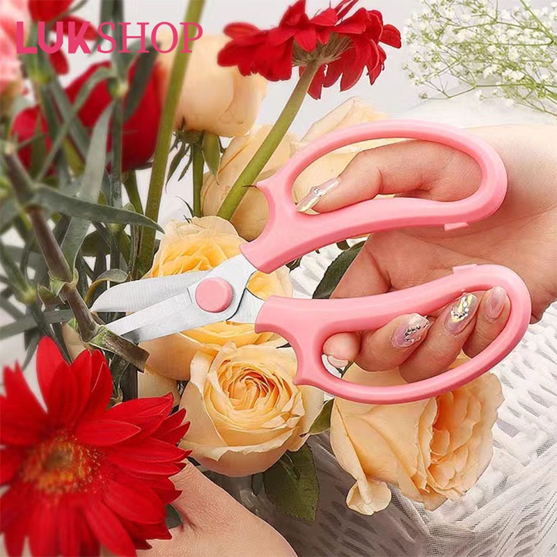 LUK Stainless Steel Gardening Scissors Floral Pruning Tool Floral Scissors Shopee Philippines