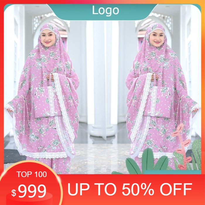 ADULT MUKENA RAYON MOTIP KNITTED LACE MUKENA MUKENE ADULT MUKENA ...