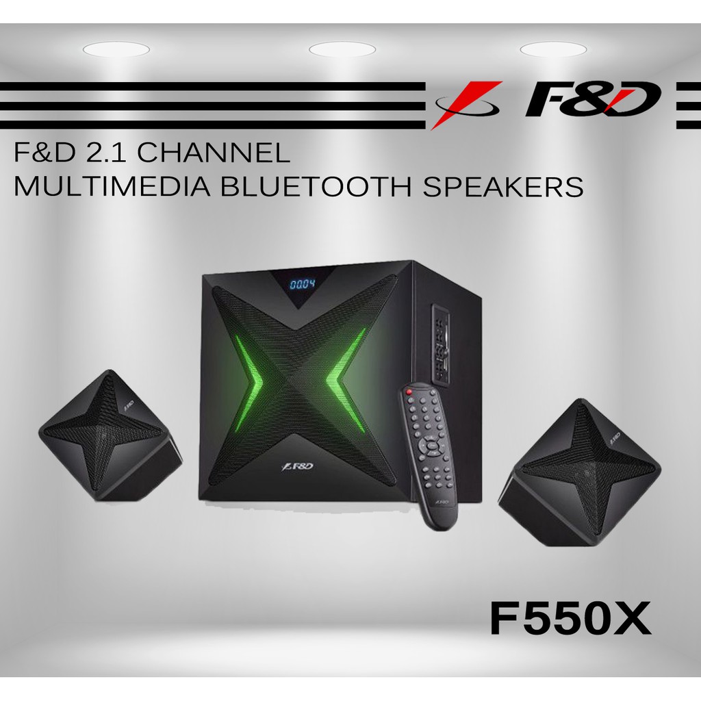 F&d f550x sale 2.1 bluetooth speakers