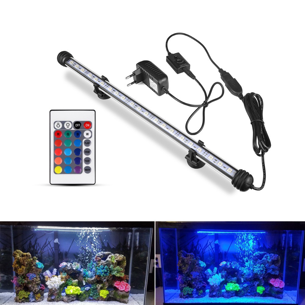 Aquarium LED Bar Light Waterproof Fish Tank Light 19/29/39/49CM ...