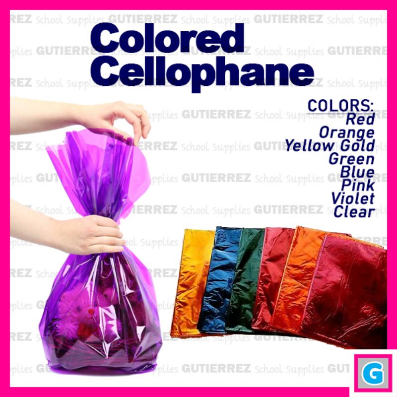 cellophane /colored / 10 pcs