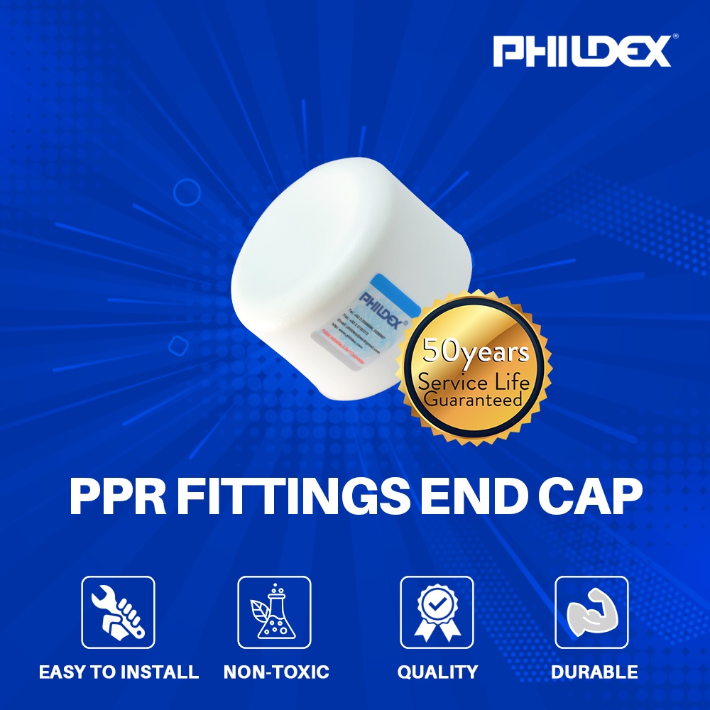 Phildex PPR Fittings CAP 20mm-32mm | Shopee Philippines