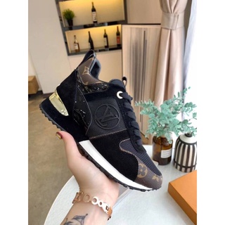 High quality women louis vuitton run away sneaker classic running shoe  sport shoes 6 colors shoe-59