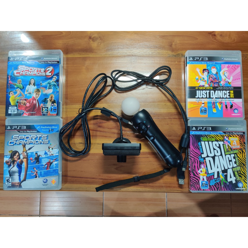 PS3 Move Motion Controller + PS3 Games Bundle | Shopee