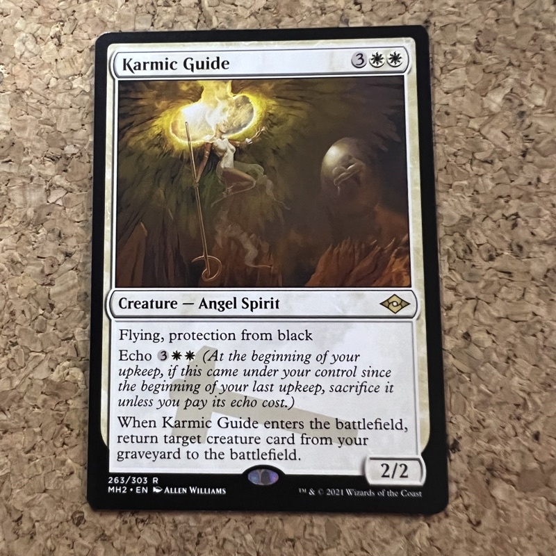 MTG (WHITE) KARMIC GUIDE - MODERN HORIZONS 2 - MAGIC THE GATHERING ...