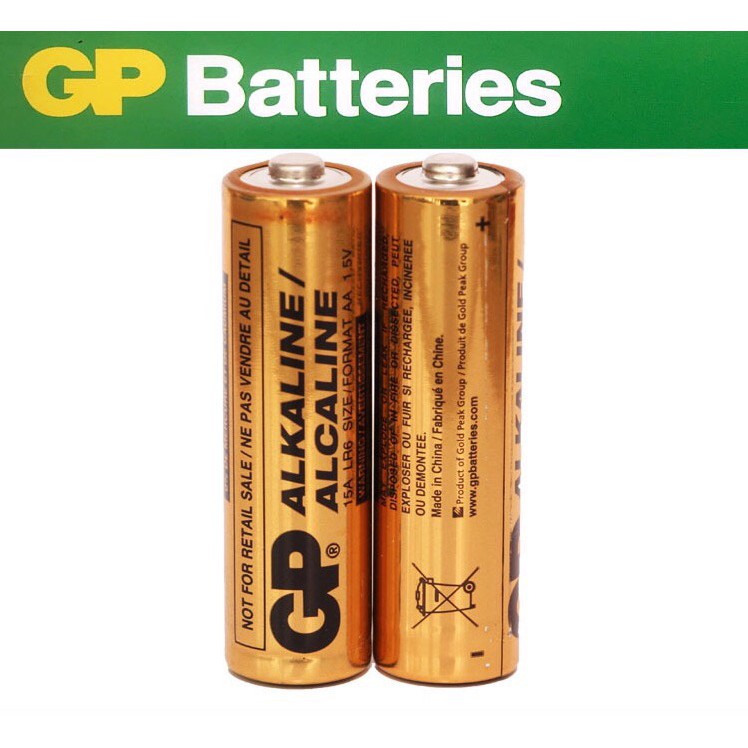 GP Alkaline Super Heavy Duty AA Battery 15A t387 Shopee Philippines