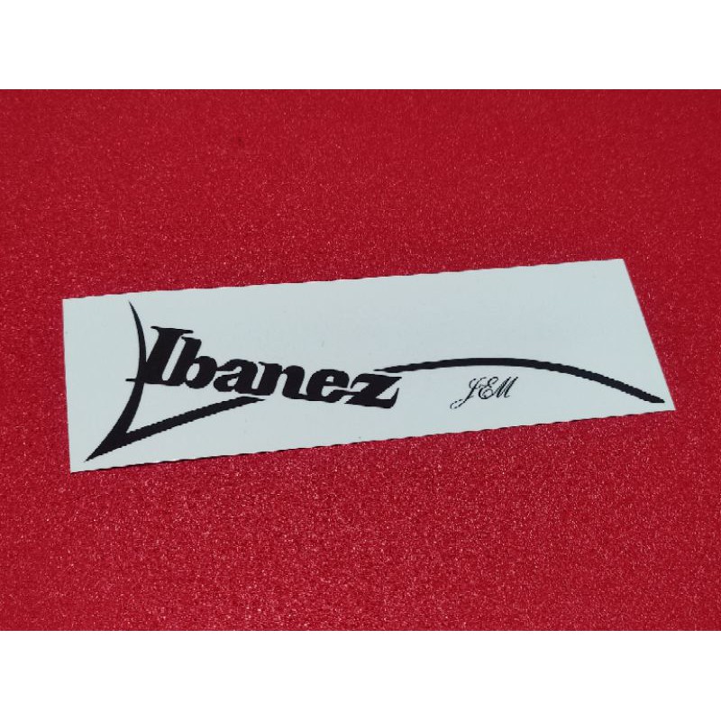 6STRING IBANEZ JEM WATER DECAL WATERSLIDE GUITAR DECAL, BLACK Shopee