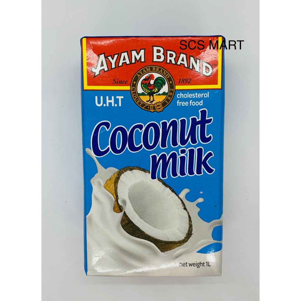Ayam Brand Coconut milk 1L Santan Kelapa Cap Ayam | Shopee Philippines