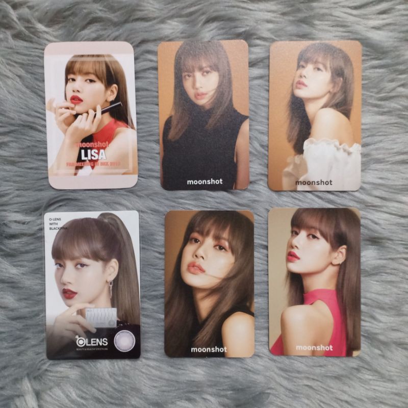 BLACKPINK moonshot LISA photocard