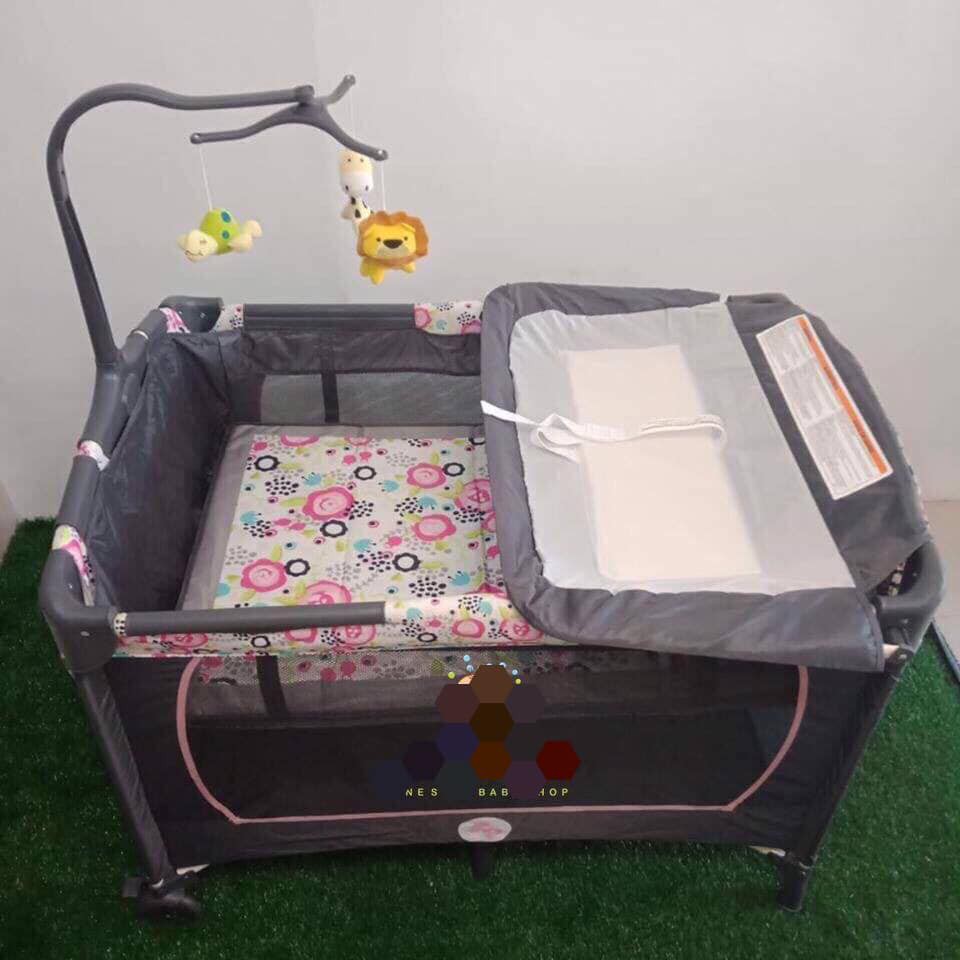 Mommybuy Multifunctional Baby Crib Playpen Infant Cradle Kuna with