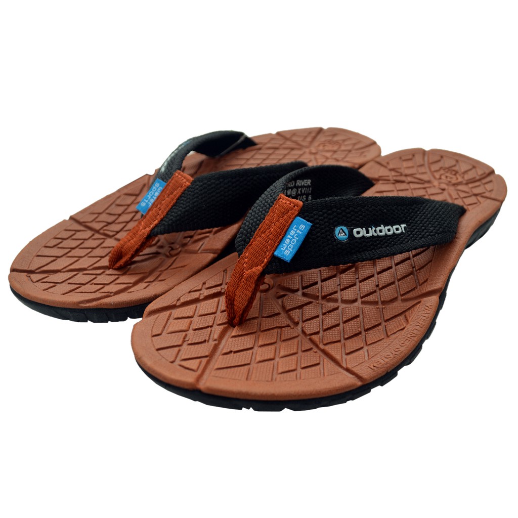 Original OUTDOOR PRO RIVER Mountain Flip Flops - BRICK | Shopee Philippines
