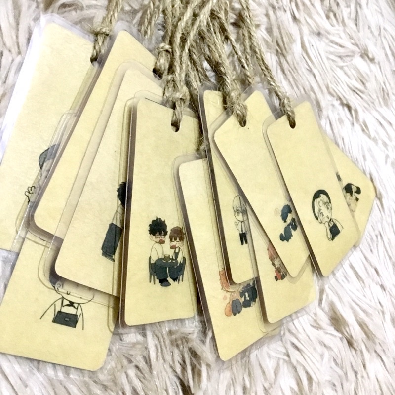 Cute BL Chibi Laminated Bookmark | Shopee Philippines