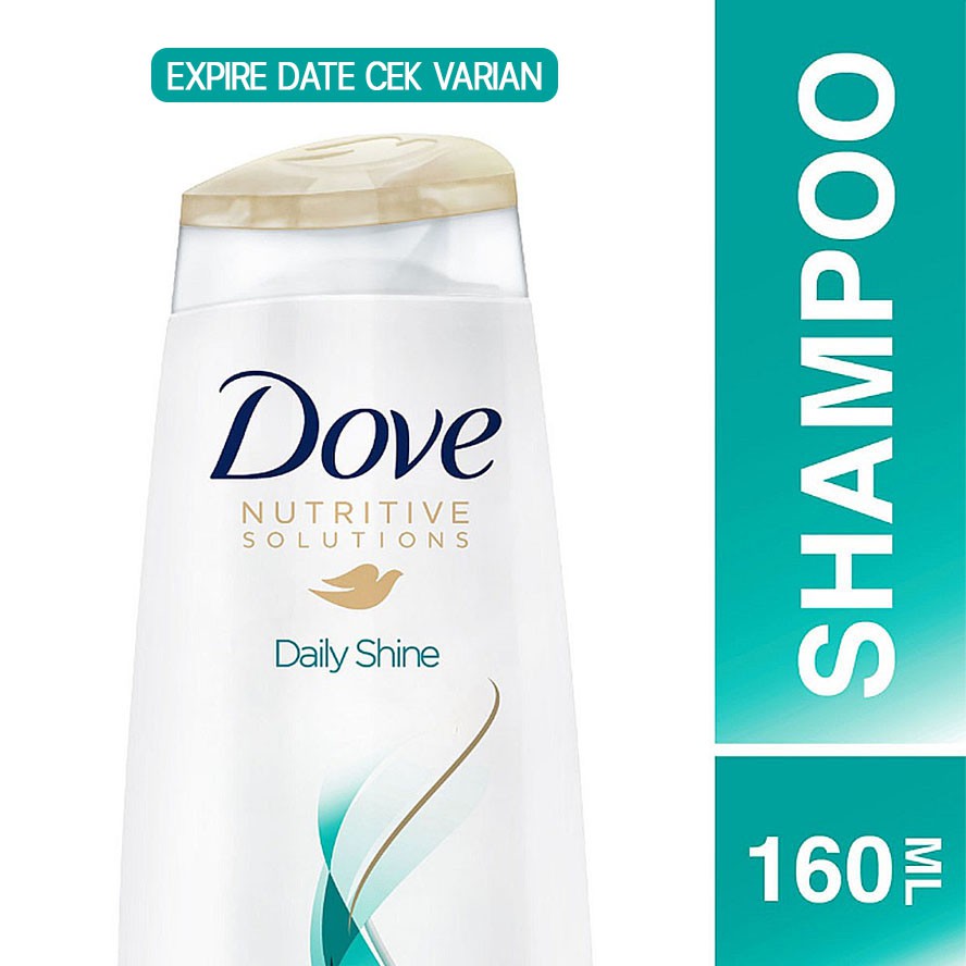 Dove Shampoo Nutritive Solution Daily Shine 160ml Shopee Philippines