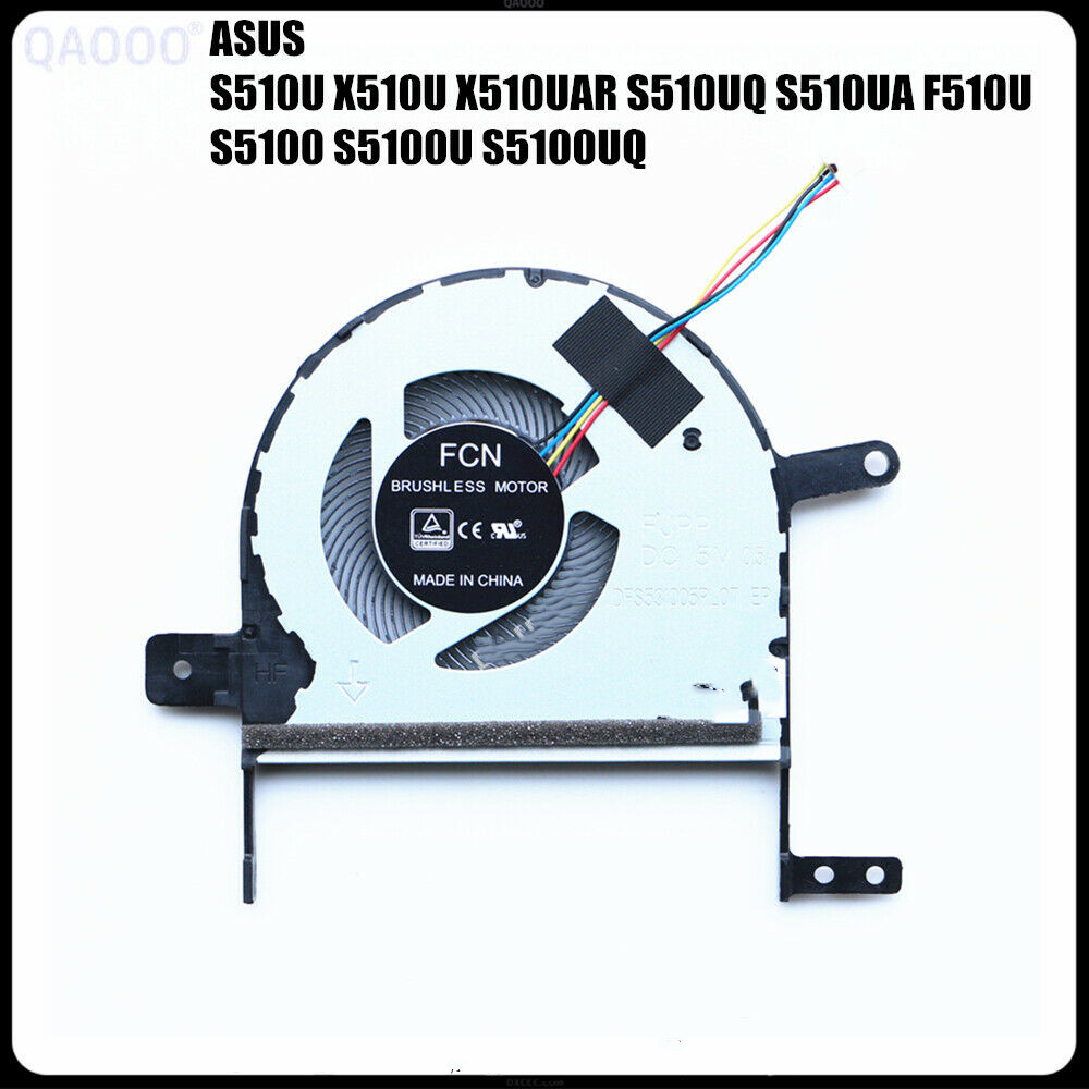 Fan for ASUS S510U X510U X510UAR S510UQ S510UA F510U S5100 S5100U ...