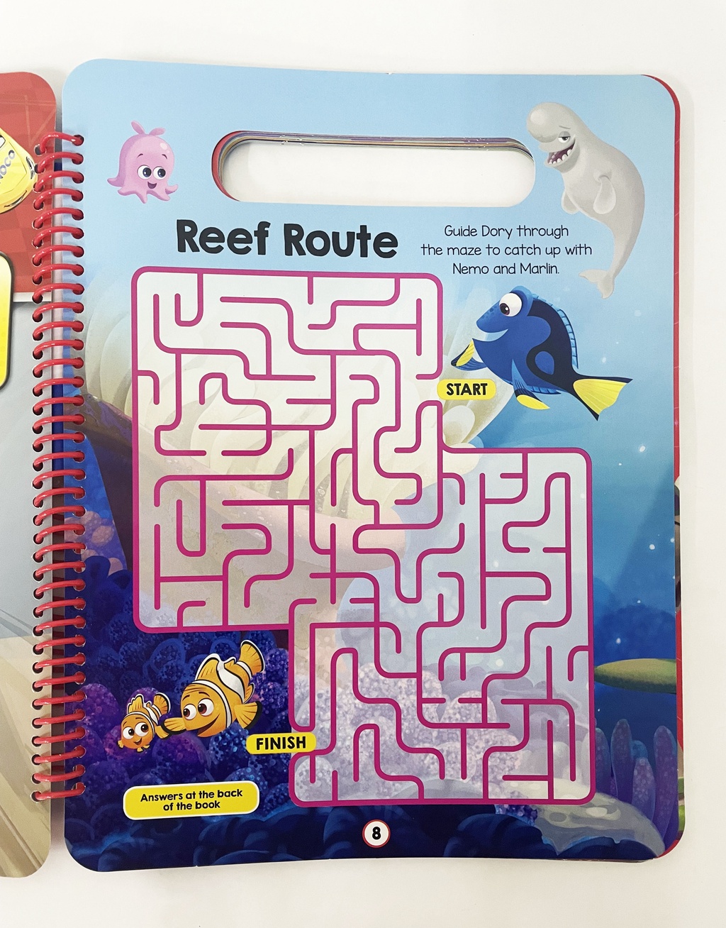 Disney Pixar Wipe Clean Activity Book With Pen Puzzles Games Drawing ...