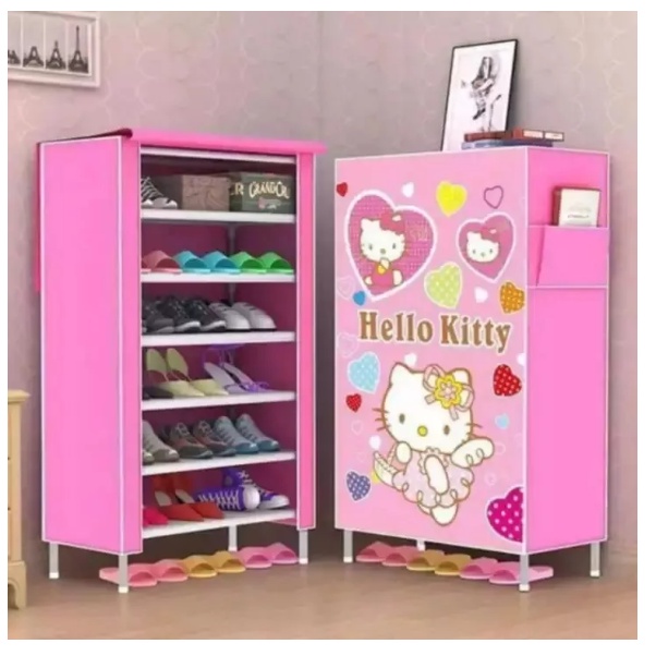 New 3D 6 Layer Shoe Rack Organizer (Pink) | Shopee Philippines