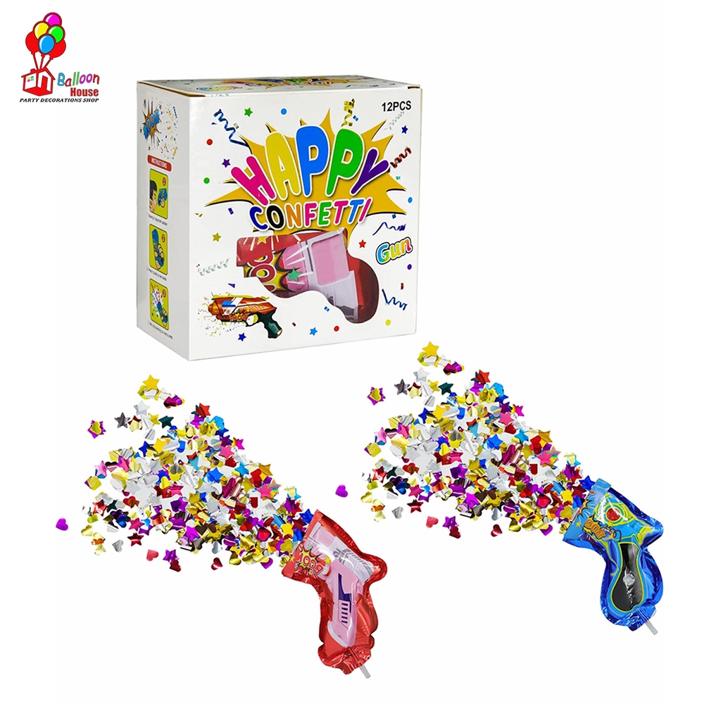 Party Poppers Gun Confetti Cannon Blow Air Shooter for Party Wedding