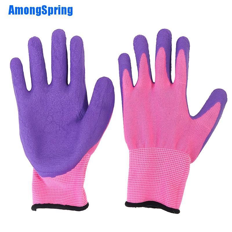 [AmongSpring] Breathable Children Gardening Gloves Durable Waterproof