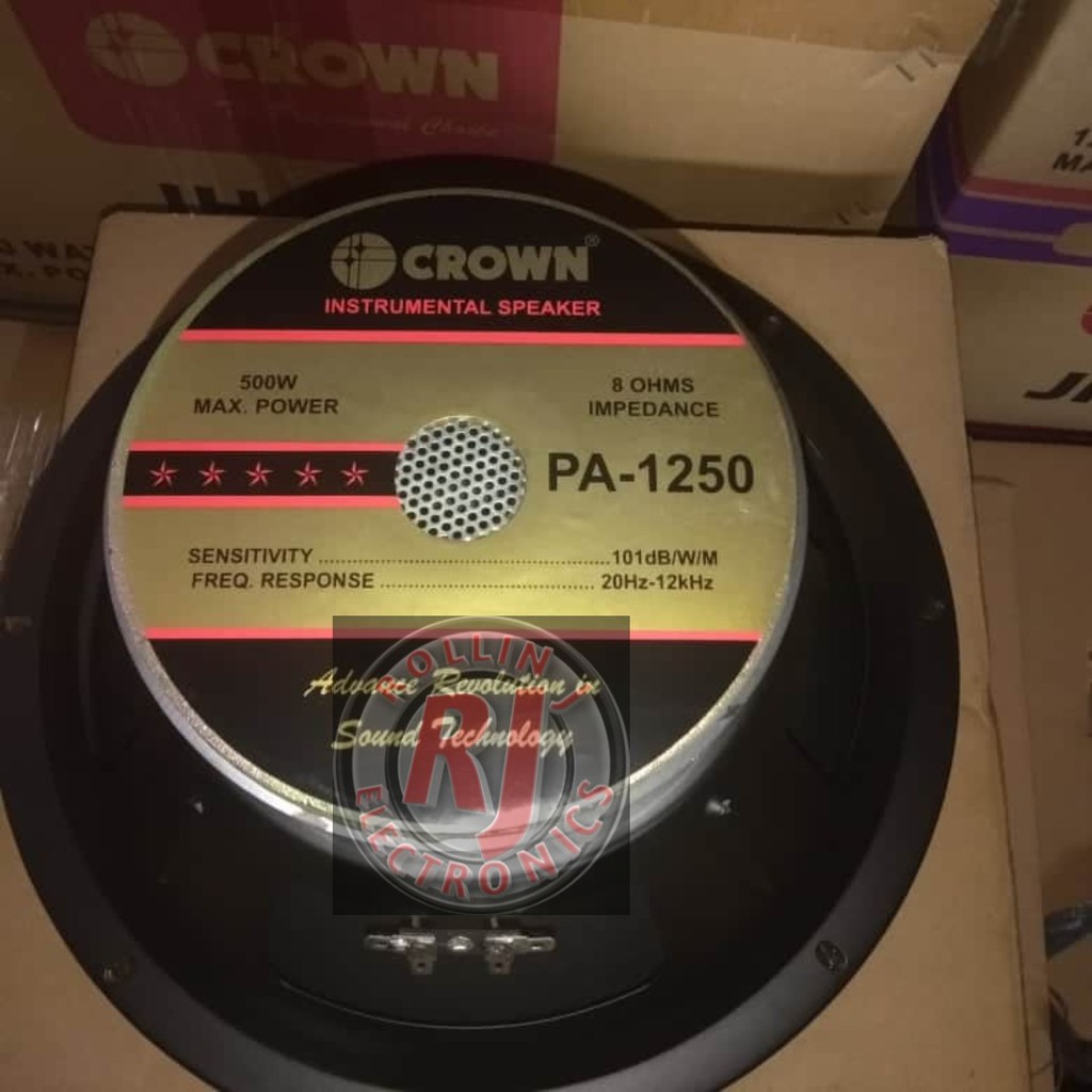 Crown Pa 1250 500 Watts Instrumental Speaker Shopee Philippines 4560