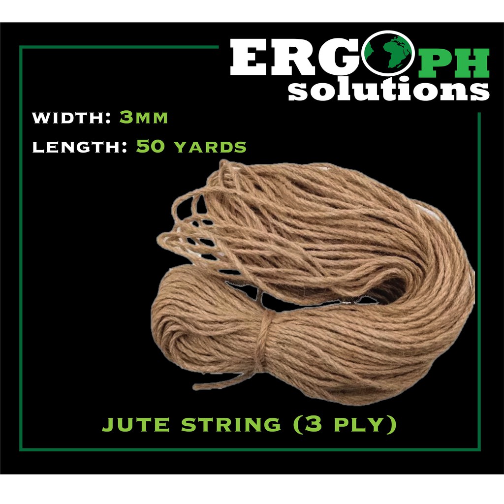3 ply Jute String (50 yards) | Shopee Philippines