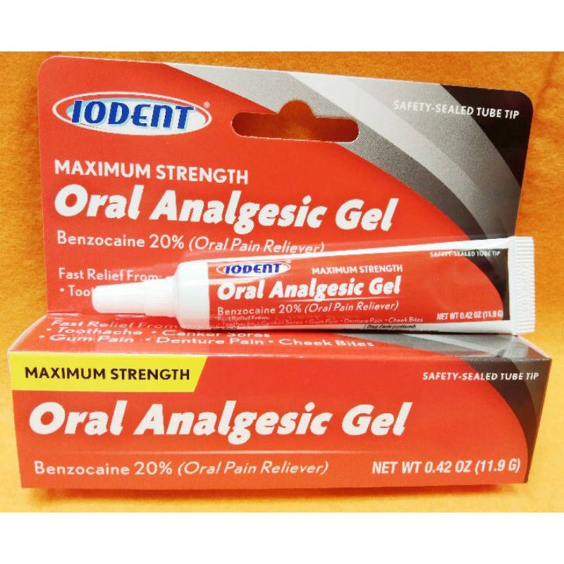 Iodent Oral Analgesic Gel Maximum Strength (11.9g) | Shopee Philippines