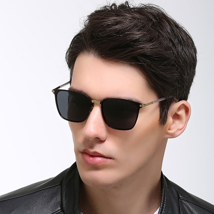 ROZA Polarized HD Sunglasses Men Driver Sun Glasses Men Mirror Square UV400 RZ1236 Shopee