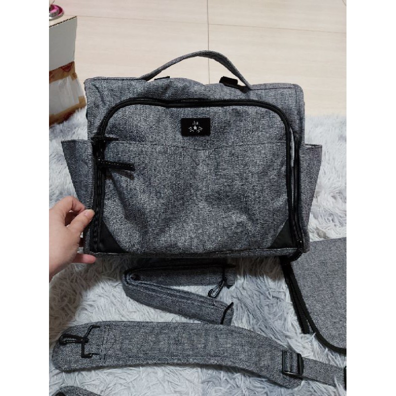 Jujube Classic convertible Graphite Diaper Bag Shopee Philippines