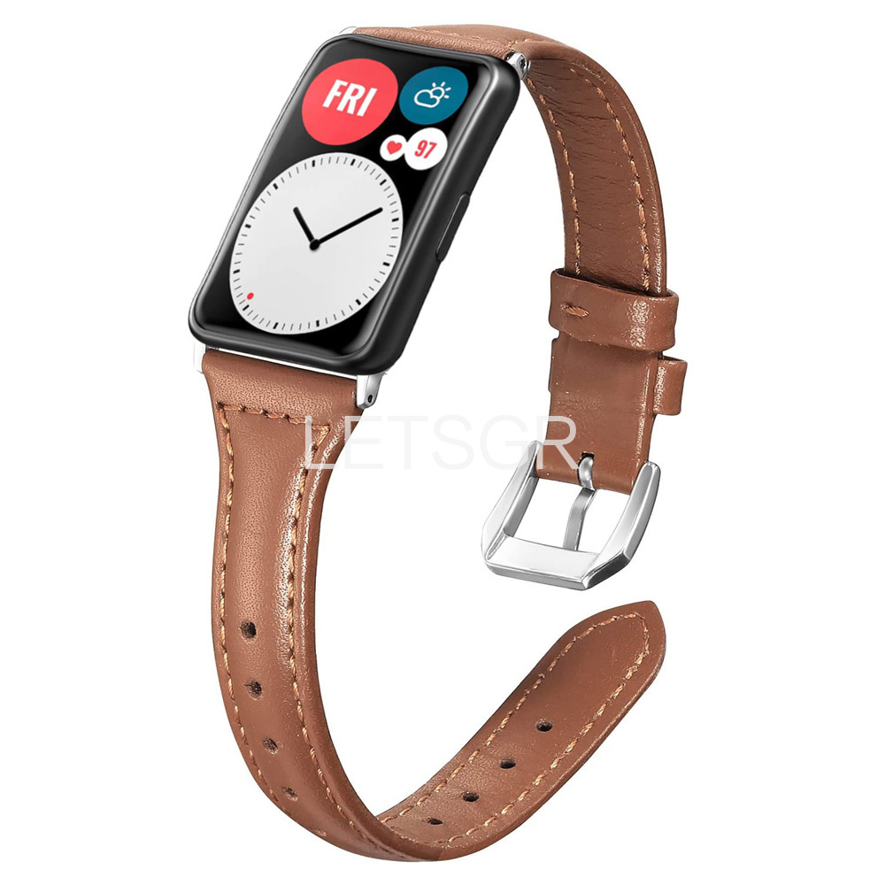 New Leather Watch Band for Huawei Watch FIT Special Edition Strap