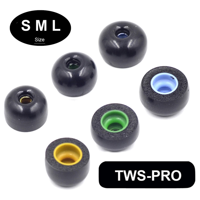 3 Pair TWSPro Memory Foam Earbuds Replacement Ear Tips for Elite 65t