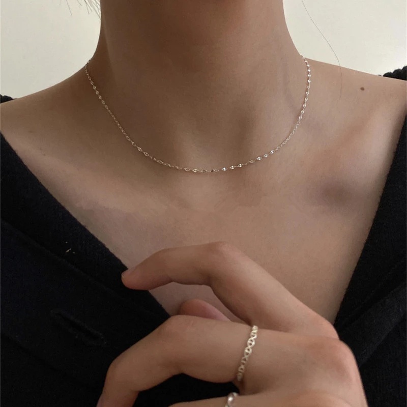Necklaces For Women Stainless Steel Chain DIY Jewelry Thin Minimalist Necklace Fashion Jewelry C026 Shopee Philippines
